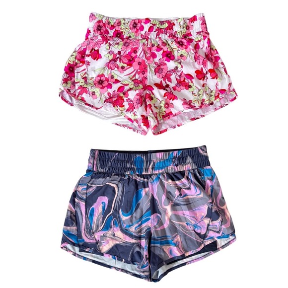 Avia Women's High Rise Running Shorts with Bike Liner Lot of 2 Large Bundle Deal - Picture 1 of 12